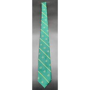 Vintage Masters Clubhouse Tie Pick‑Smith Locust Valley NY Golf Necktie